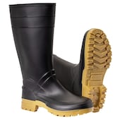 PVC Stiefel schwarz Gr. 39