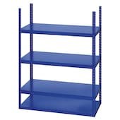 Modul universal extra breit Unterteil 1000x770x364 mm, montiert, blau