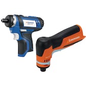 Akkuschrauber BACS-1 & Akku 90° Geradschleifer BACDG BL, 12 V, BC+