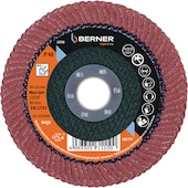 Fächerscheibe CURVED für Aluminium Top 125 mm P 60