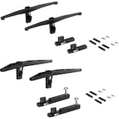 Set für Holzregal und Modul schwarz