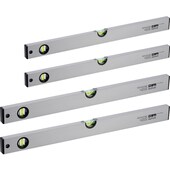 4er-Set Wasserwaage kurz (60 cm / 80 cm)