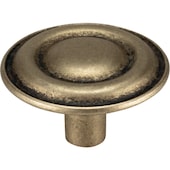 Möbelknopf Luanda, Ø 33, Altgold, Zamak