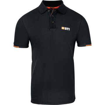 BTI Polo-Shirt Herren, schwarz, Gr. XL