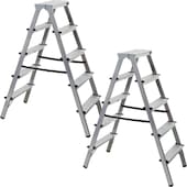 2er-Set Leitern 2 x 5, beids. genietet