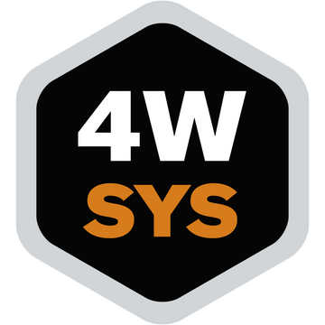4W-System, 4 W, Window, Fenster, Logo neu, farbig