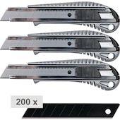 Alu-Cutter-Set schwarz