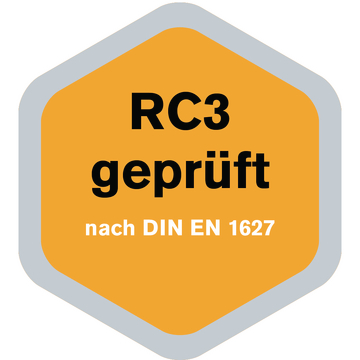 RC3 geprüft nach DIN EN 1627