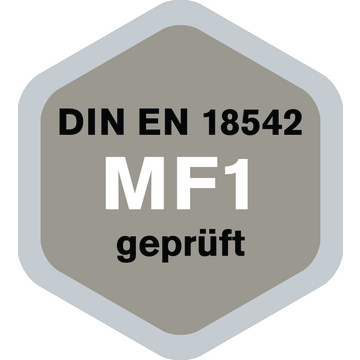 DIN EN 18542 MF1 geprüft