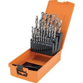 HSS-Spiralbohrer-Kassette DIN 338, 25-tlg., geschliffen