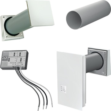 Set Lüftungsgeräte Einzelraumgerät