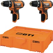 2x Akku-Bohrschrauber A-BS2 12 V in der BTI Box 1