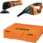 Akku-Unimaster A-UM BL 12 V + Akku-Staubsauger A-S 12 V in der BTI Box 1