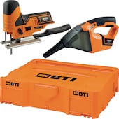 Akku-Stichsäge A-ST 12 V + Akku-Staubsauger A-S 12 V in der BTI Box 1