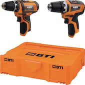 Akku-Bohrschrauber A-BS2 12 V + Akku-Bohrschrauber A-BS1 BL 12 V BB 1