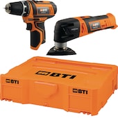 Akku-Bohrschrauber A-BS2 12 V + Akku-Unimaster A-UM BL 12 V BTI Box 1