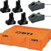 2x 12-Volt-Starter-Set 6,0 Ah BTI Box 1