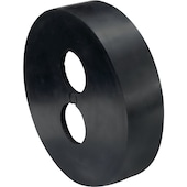 NW Endkappe Gummi 2 x 25 - 125