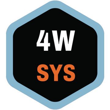 4W-System, Fenster, Fensterabdichtung, 4W-Logo, hellblau