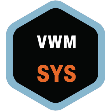 Vorwandmontagesystem, VWM-Logo, hellblau
