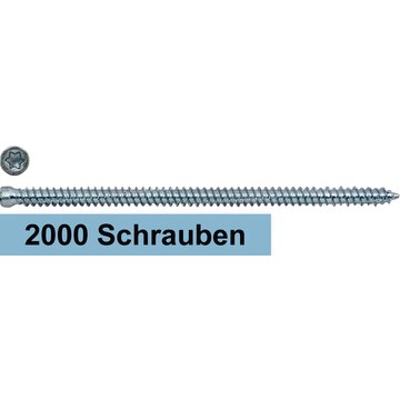 10 Boxen bautec K7 Betonschraube 7,5 x 150