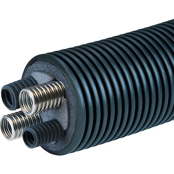 WP- Rohr Edelstahl 2XDN25+I-ROHR PE125