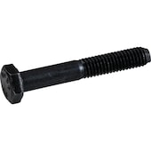 Sechskantschraube DIN 931 mit Schaft, Stahl 8.8, blank, M4 x 25