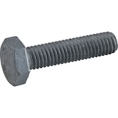 Sechskantschraube DIN 933 Gewinde bis Kopf, Stahl 8.8, fzi., M10x20