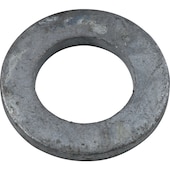 U-Scheibe DIN 125, Form A, Stahl 140 HV, feuerverzinkt, M6
