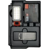 12-Volt-Set Lampe + Spiralbohrer-Set + Bit