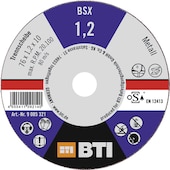 Trennscheibe BSX Metall Ø 76 x 1,2 x 10 mm