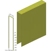 Breitrückenklammer 27 x 100 VZ