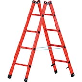 Kunststoffsprossen-Stehleiter 2 x 6