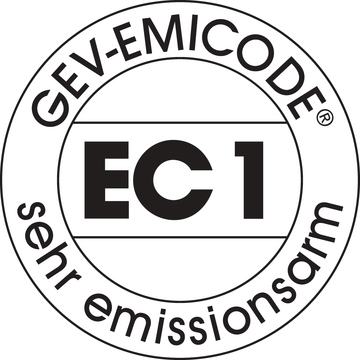 EC1 black, Emicode EC1, EC 1, GEV-Emicode®, sehr emissionsarm