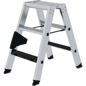 Stufen-Stehleiter beidseitig 2x3