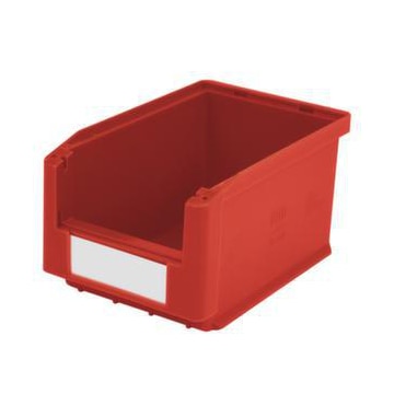 Sichtlagerkasten, HxBxT 125x150x230/200mm, PP, rot