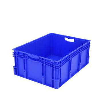 Euronorm-Stapelbehälter, HxLxB 320x800x600mm, 128l, PP, blau
