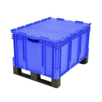 Euronorm-Stapelbehälter, HxLxB 538x800x600mm, 164l, PP, blau