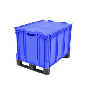 Euronorm-Stapelbehälter, HxLxB 638x800x600mm, 206l, PP, blau