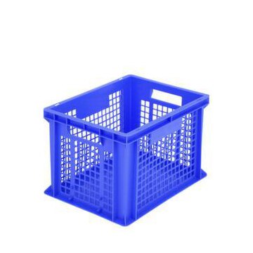 Euronorm-Stapelbehälter, HxLxB 265x400x300mm, 24l, PP, blau