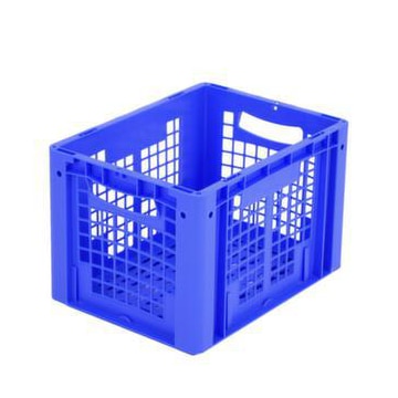 Euronorm-Stapelbehälter, HxLxB 270x400x300mm, 24l, PP, blau
