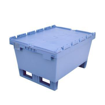 Großvolumen-Mehrwegbehälter, HxLxB 453x800x600mm, 114l, PP, taubenblau