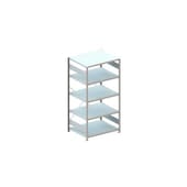 Systemregal, Grundfeld, CLIP, HxBxT 2000x1356x836mm, Fachl. 230kg