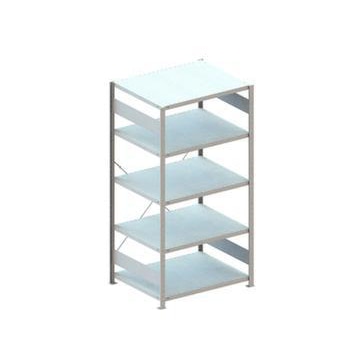Systemregal, Grundfeld, CLIP, HxBxT 2000x1356x836mm, Fachl. 230kg