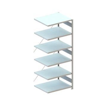 Systemregal, Anbaufeld, CLIP, HxBxT 2500x1006x836mm, Fachl. 230kg