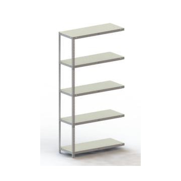 Lagerregal,Anbaufeld,HxBxT 2000x1002x404mm,Fachlast 100kg,5xStahlboden