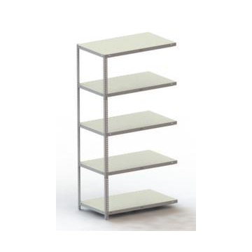 Lagerregal,Anbaufeld,HxBxT 2000x1002x604mm,Fachlast 100kg,5xStahlboden