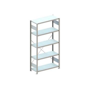 Systemregal, Grundfeld, CLIP, HxBxT 2000x1356x436mm, Fachl. 230kg