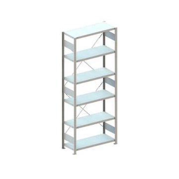 Systemregal, Grundfeld, CLIP, HxBxT 2500x1056x436mm, Fachl. 100kg