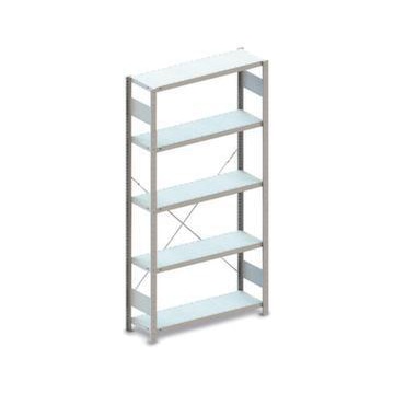Systemregal,Grundfeld,CLIP,HxBxT 2000x806x336mm,Fachl. 100kg,5xStahlboden